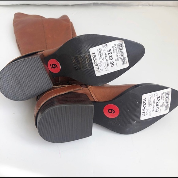 Design Lab Adelienne cognac tall riding boots - Picture 7 of 8